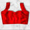 Thumbnail: silk red color sleeveless blouse front design