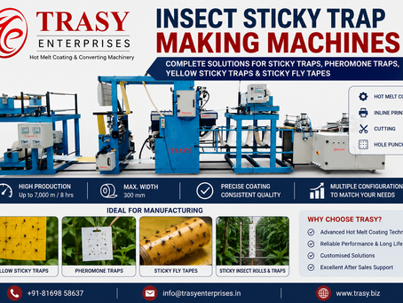 Insect Sticky Trap Making Machine: Complete Guide to Hot Melt Coating & Converting Machines
