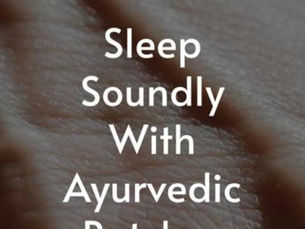 NIDRA, An Ayurvedic sleep patch