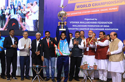 International Mallakhamb Contest Winner.