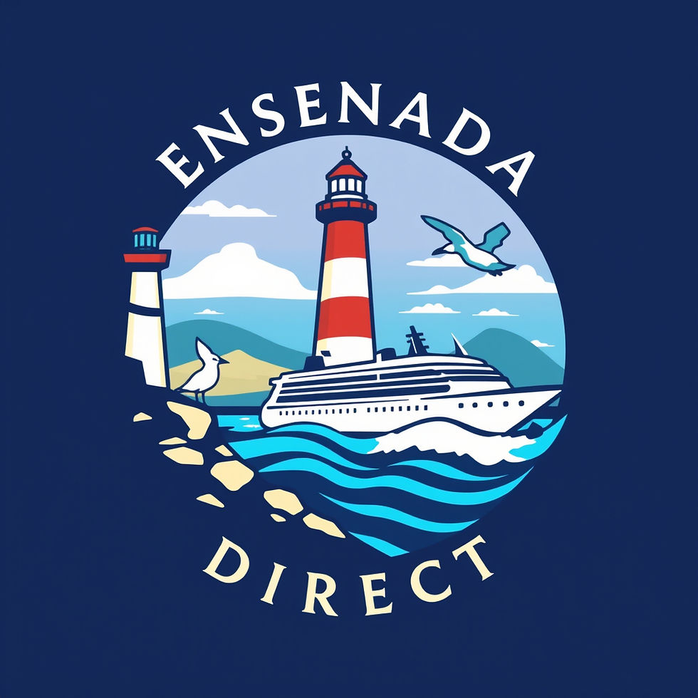 create a circular logo for Ensenada Direct.jpg