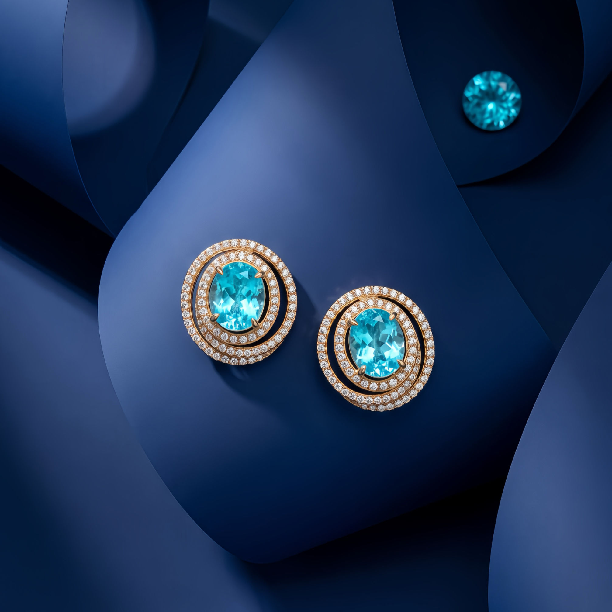 Peacock Feather Earrings