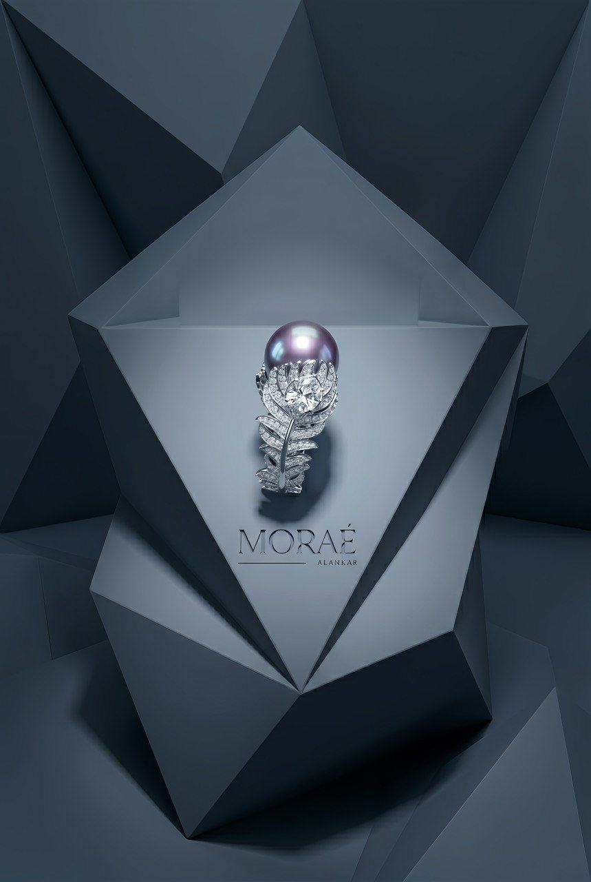 Midnight Orchid Ring