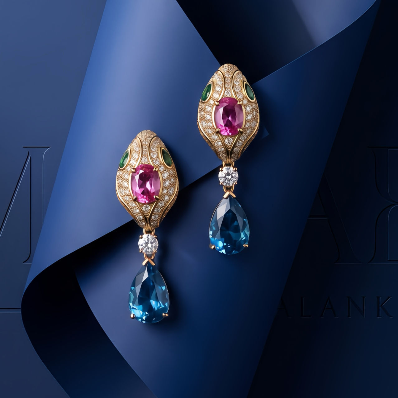 Auspicious Serpent Soiree Earrings