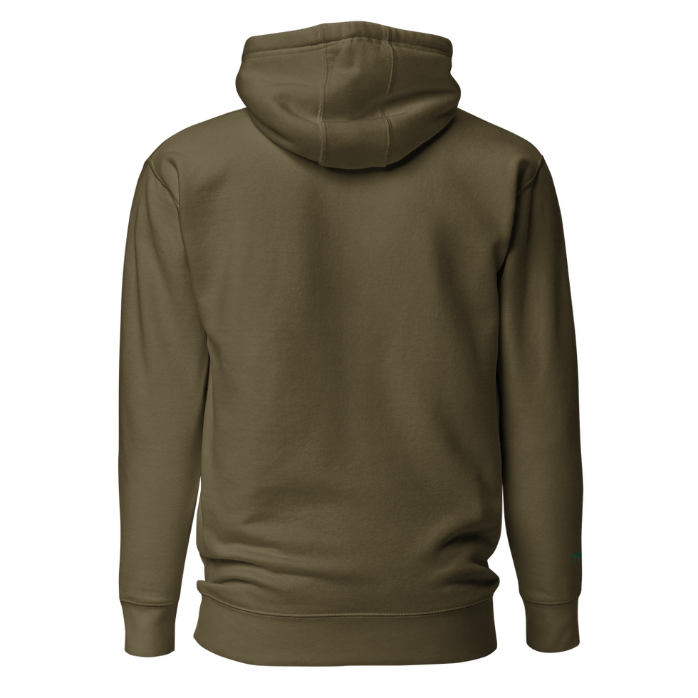 縮圖：Support Your Local Florist - Embroidered Unisex Hoodie (Green/White)