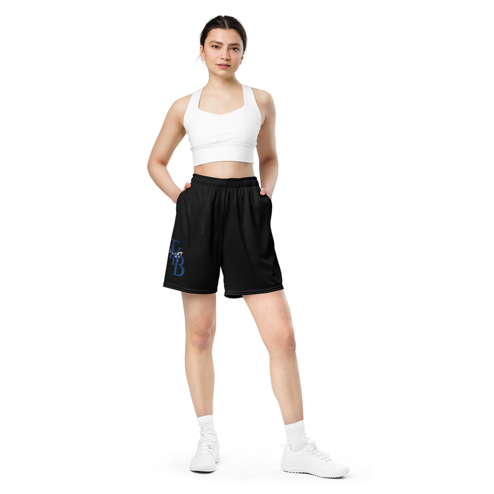 Miniatura: Unisex Mesh Shorts (Black/Blue/Shark)