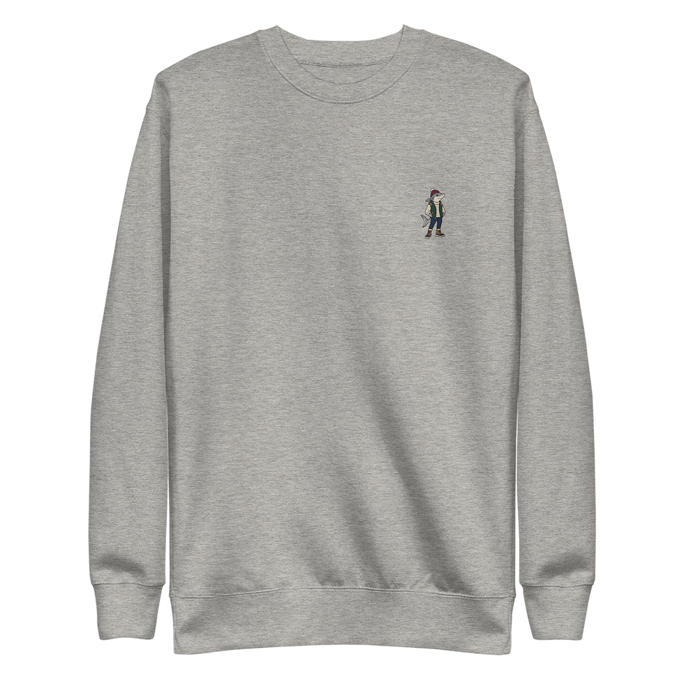 Miniature : Unisex Shark Winter Sweatshirt (Embroidered)