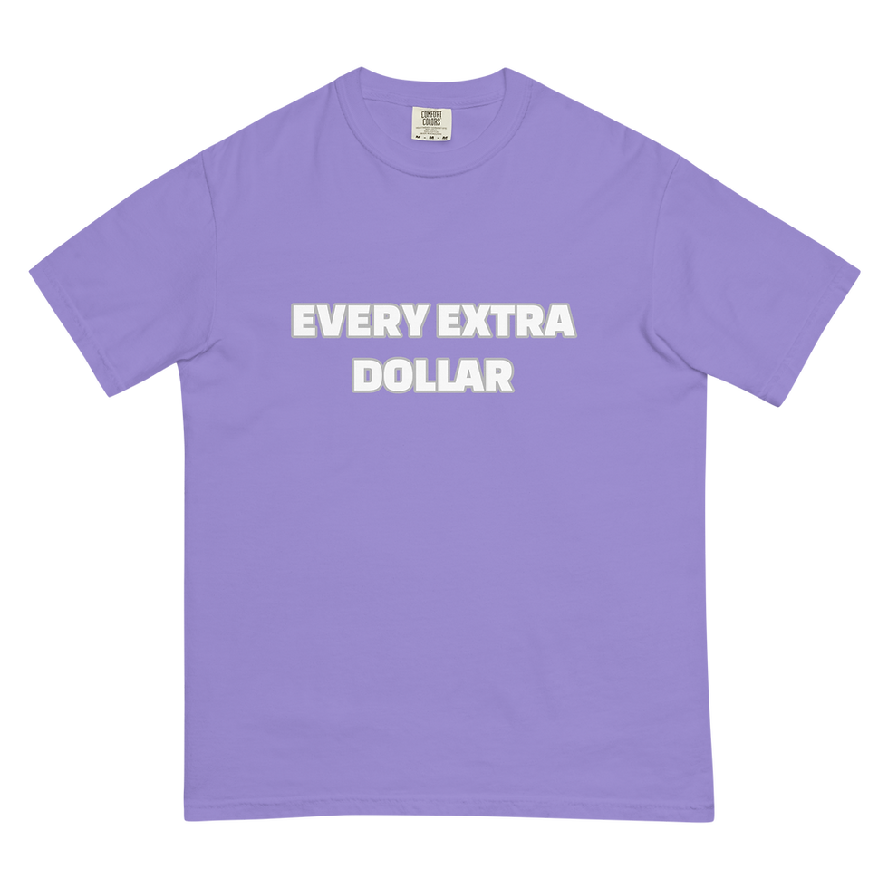 Miniature : EVERY EXTRA DOLLAR T-shirt