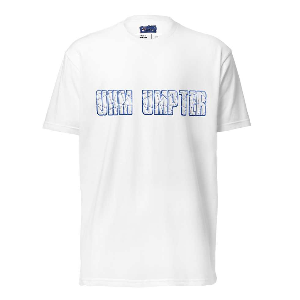 Miniatura: UHM UMPTER T-shirt (white/blue)