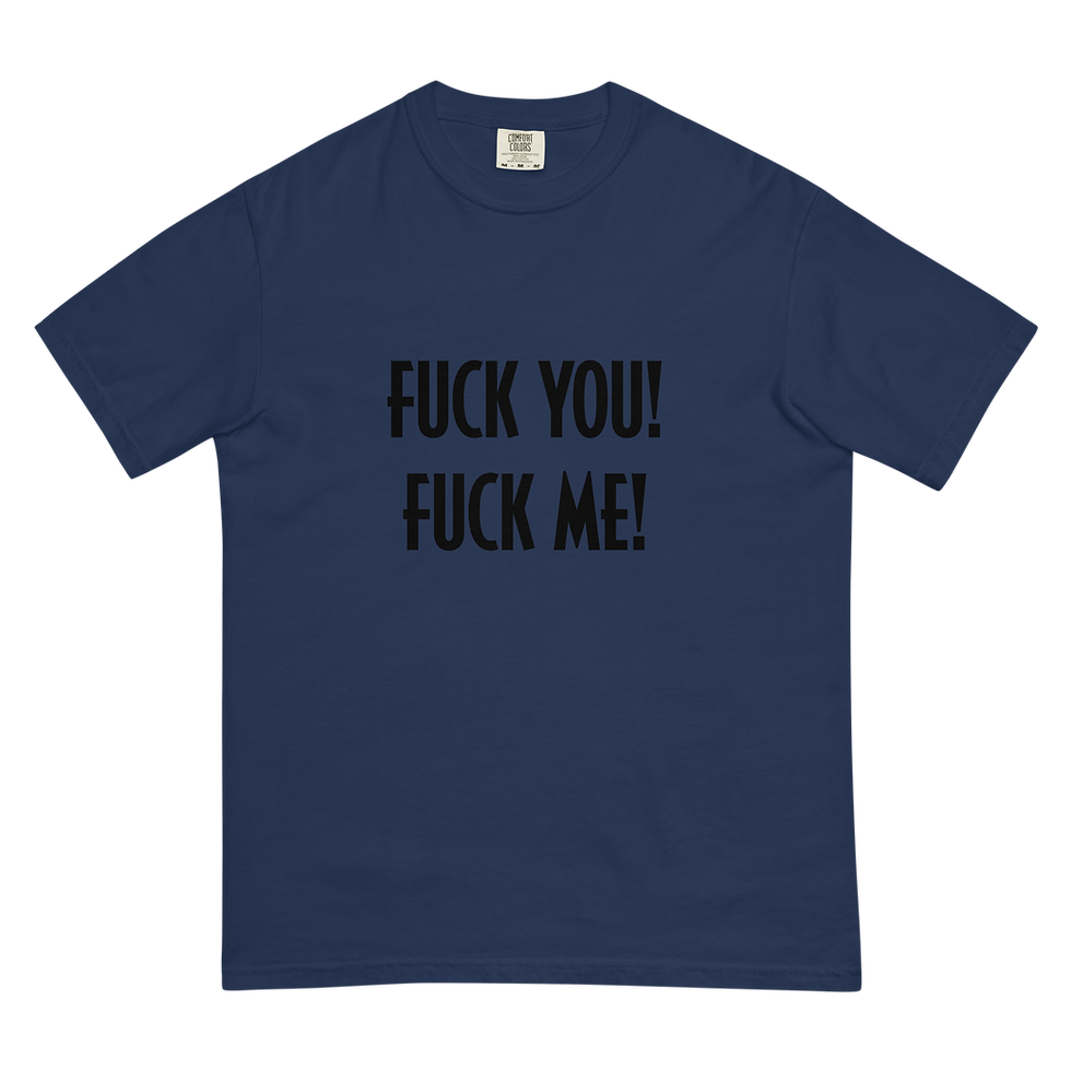 Miniatura: F*CK YOU! F*CK ME! Unisex T-shirt (Black)