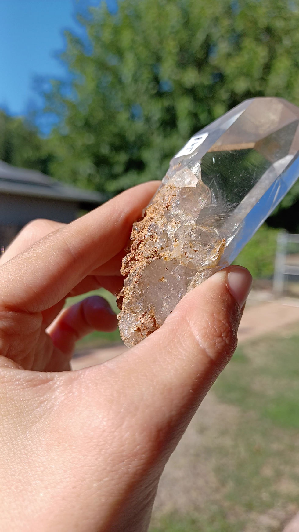Thumbnail: Arkansas Quartz Crystal with Adularia