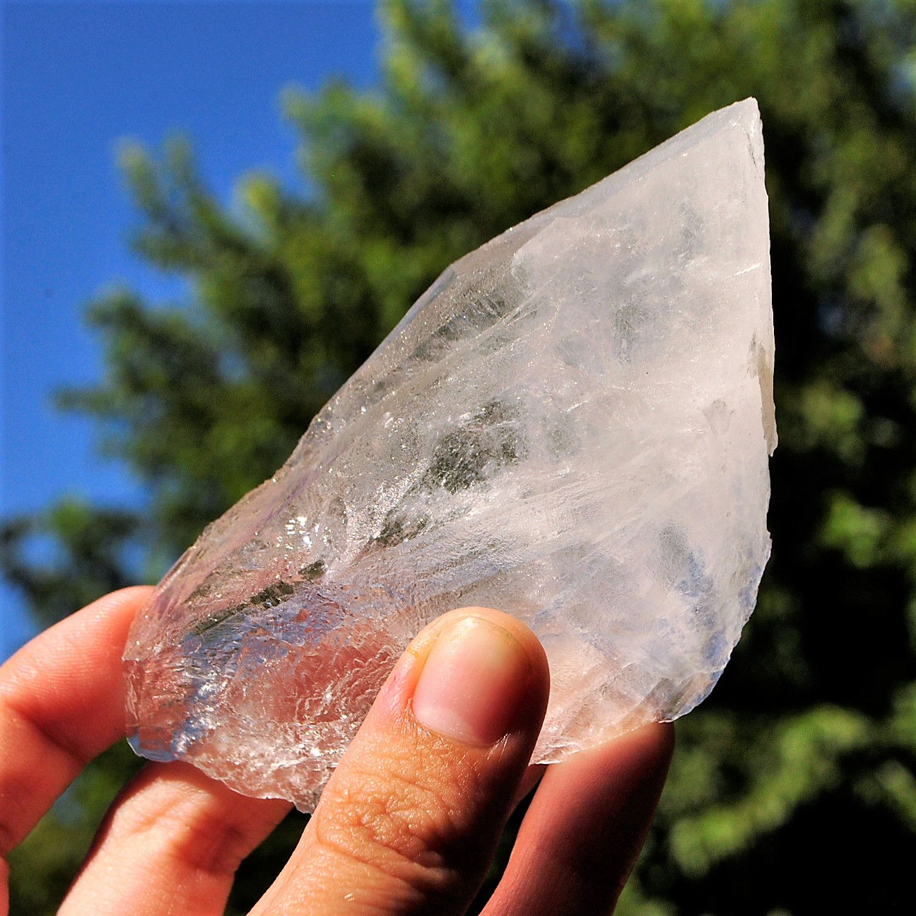Palm Sized Arkansas Quartz Crystal