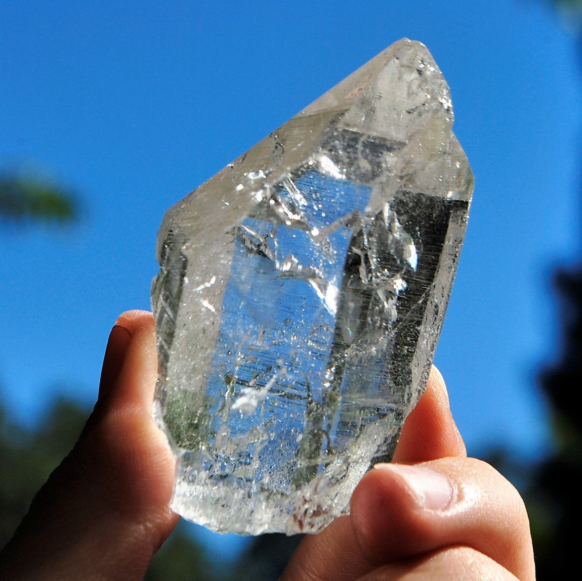 Palm Sized Himalayan Quartz Crystal
