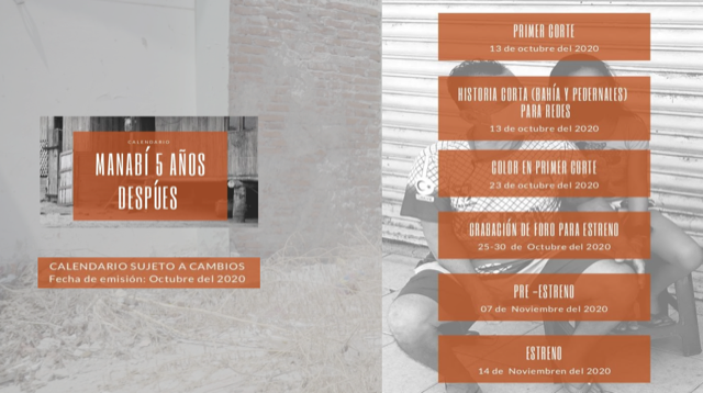 Calendario de actividades