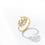 Thumbnail: Gold with Diamond Leaf Ring