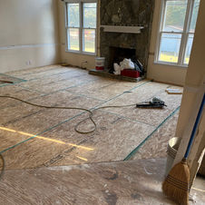 New subfloor