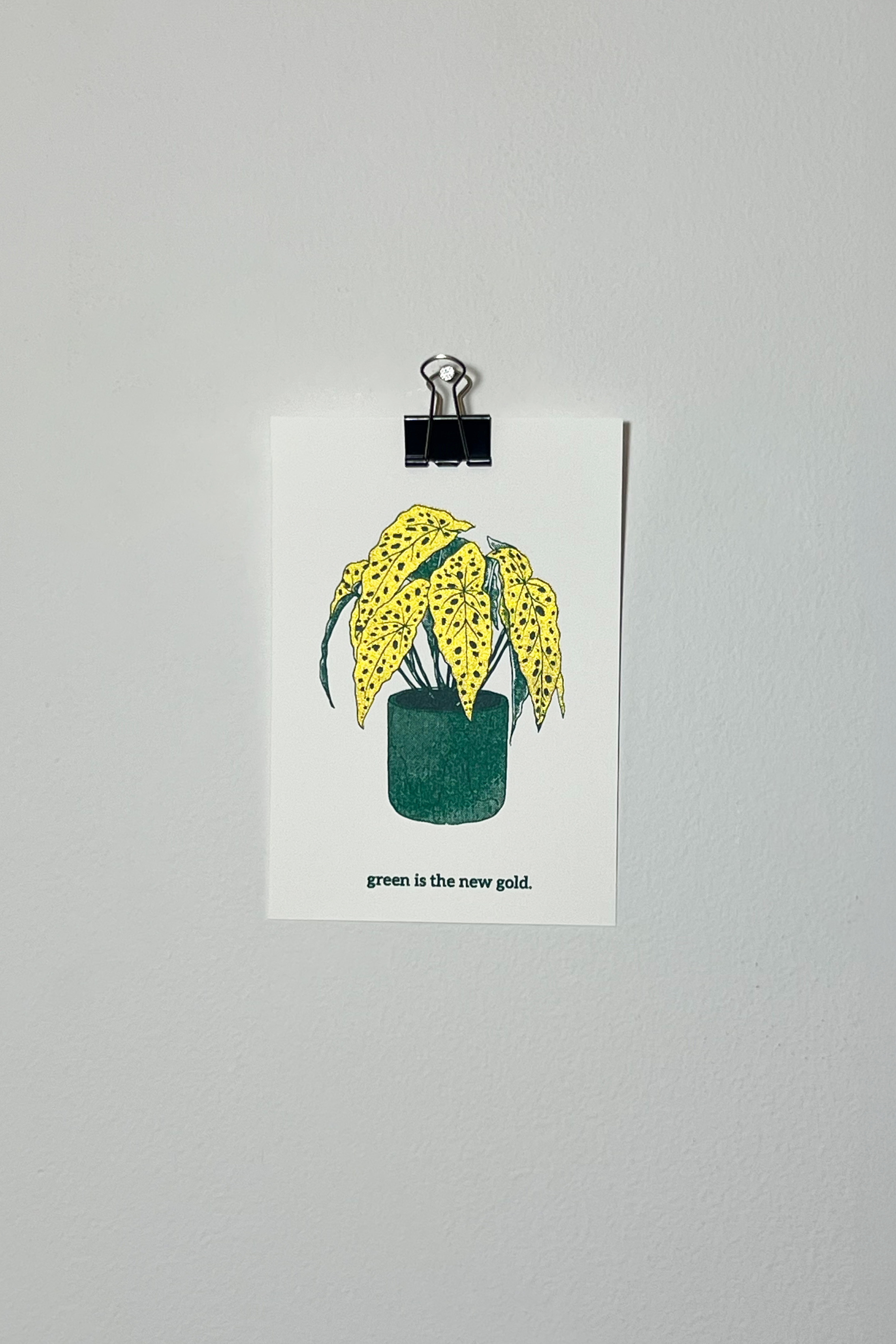 Green is the new gold