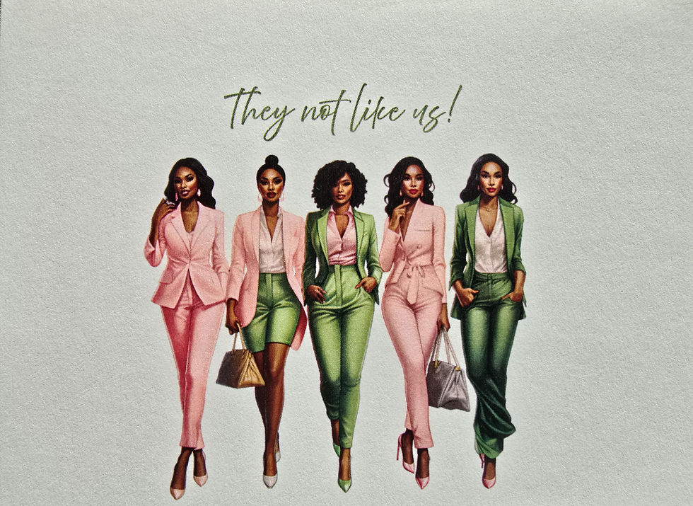 Thumbnail: Not Like Us Notecard