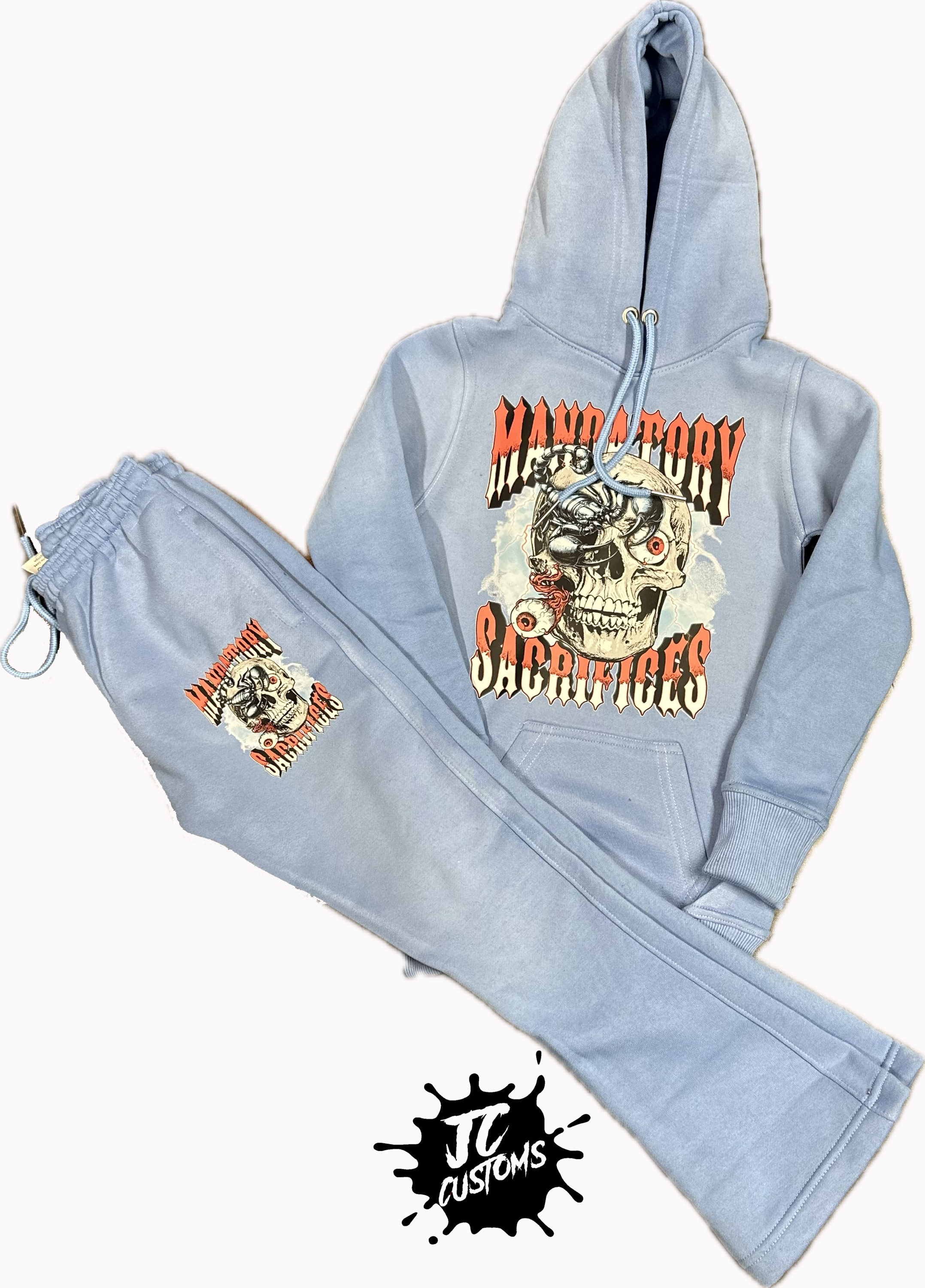  Kids Sky Blue Mandatory Sacrifices Jogger 