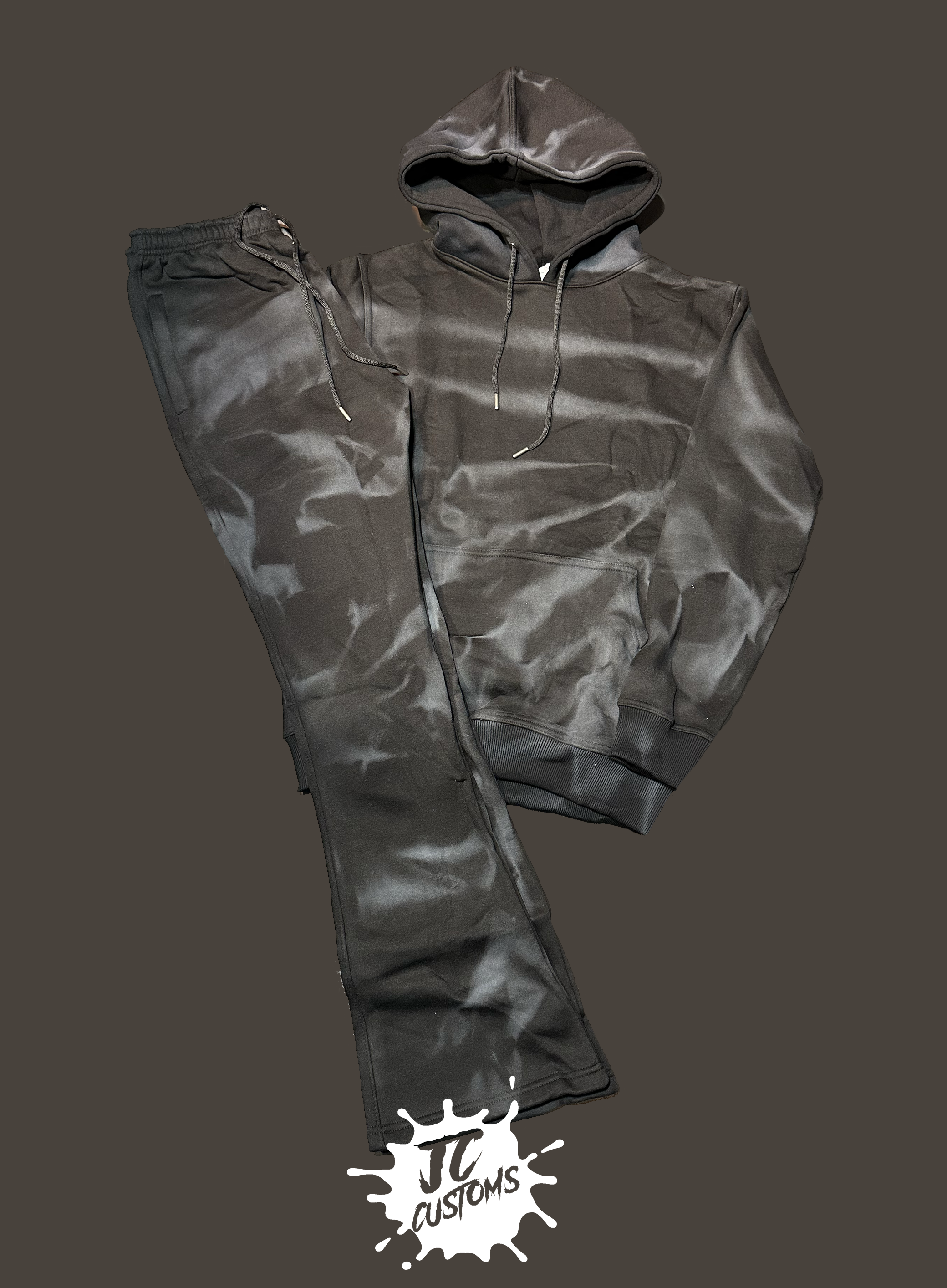  Blank Acid Wash Stack Joggers