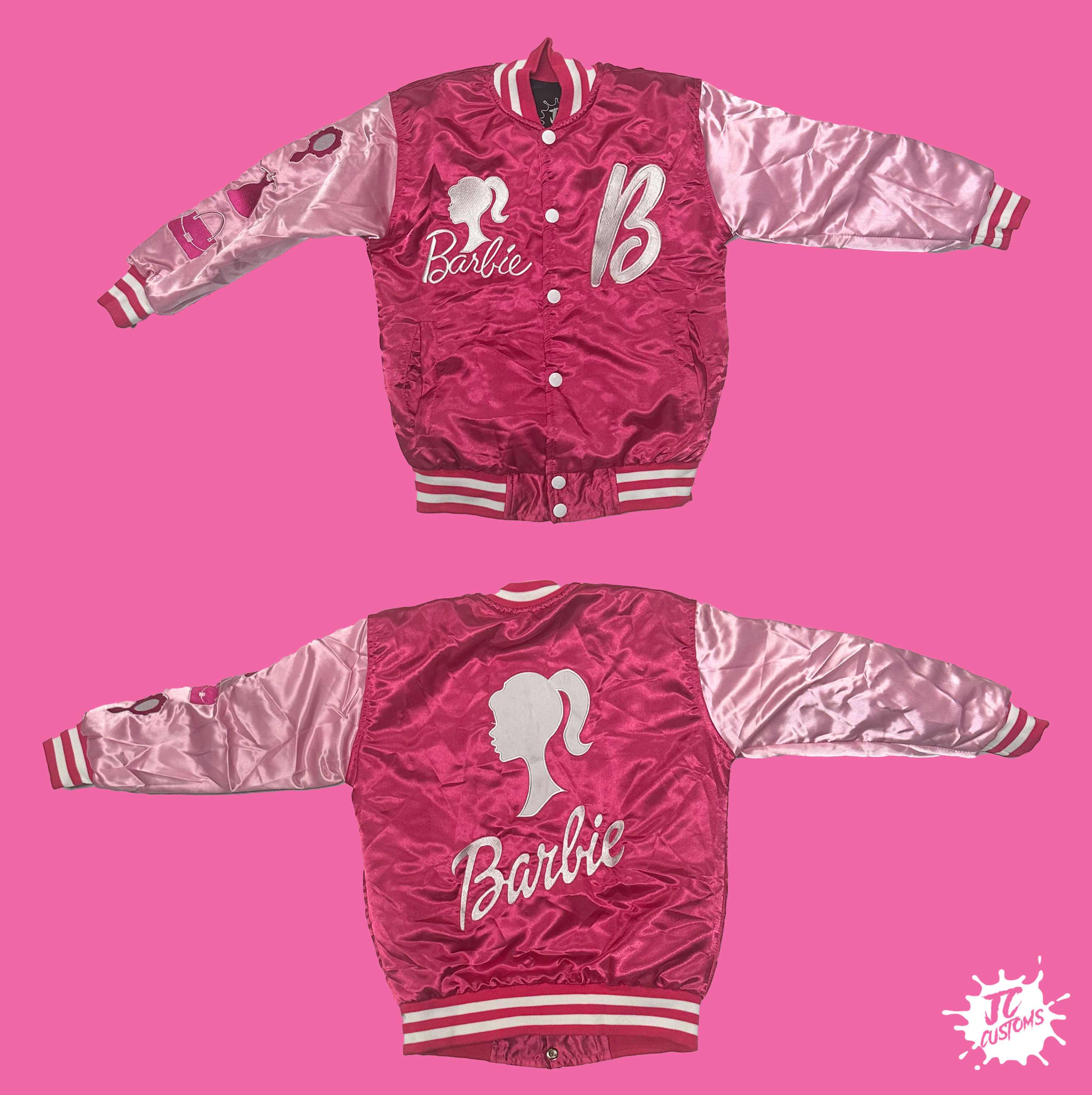 Youth/toddler Triple Pink Barbie Bomber 
