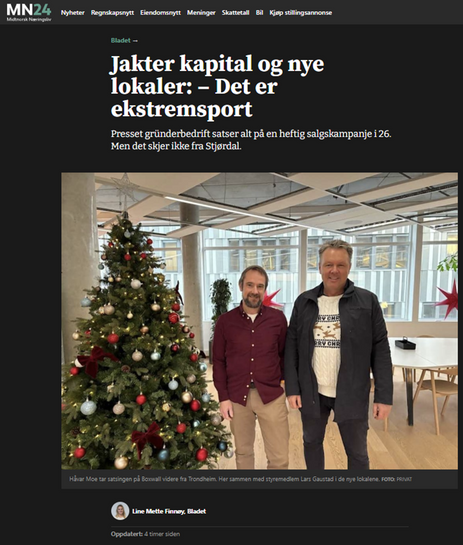 Artikkel i MN24.no - 22.desember 2025