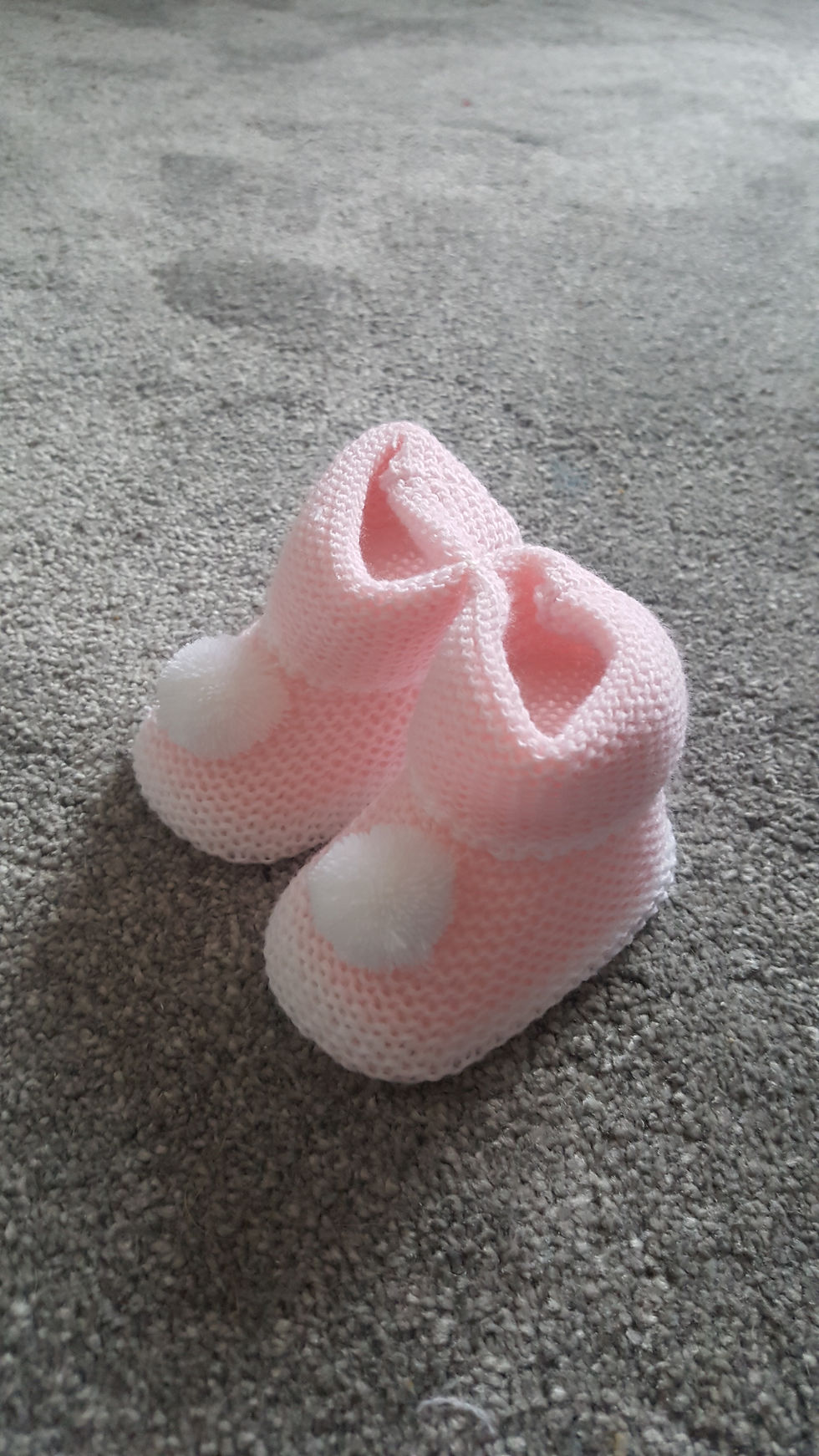 Thumbnail: Knitted Pom Pom Booties