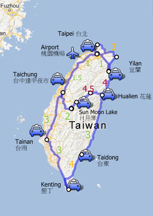 【Useful Info】 Tour Around Taiwan in 24 Hours?