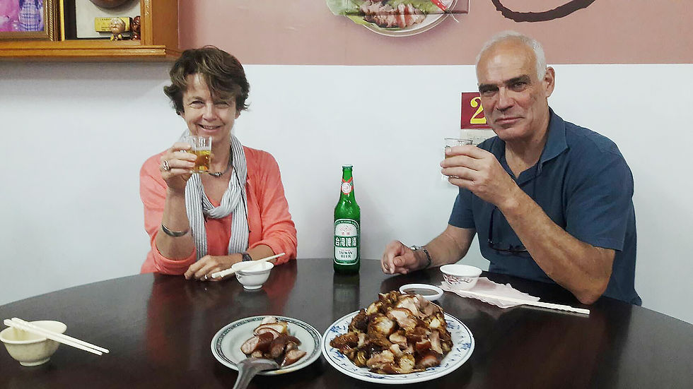 Cheers with Taiwan Beer!