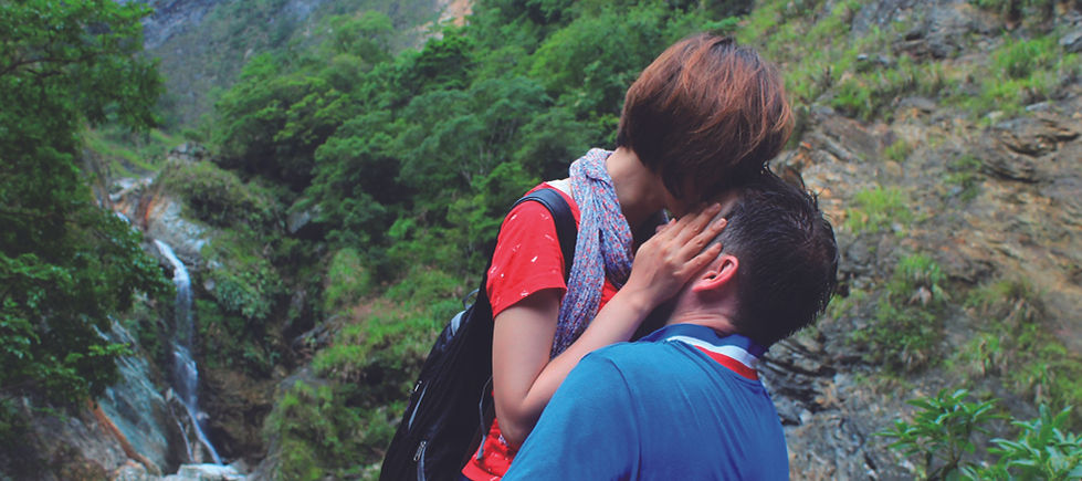 couple Taiwan tour in Taroko