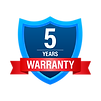 5 year badge for a guarantee