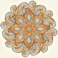 Seidentuch handgewebt