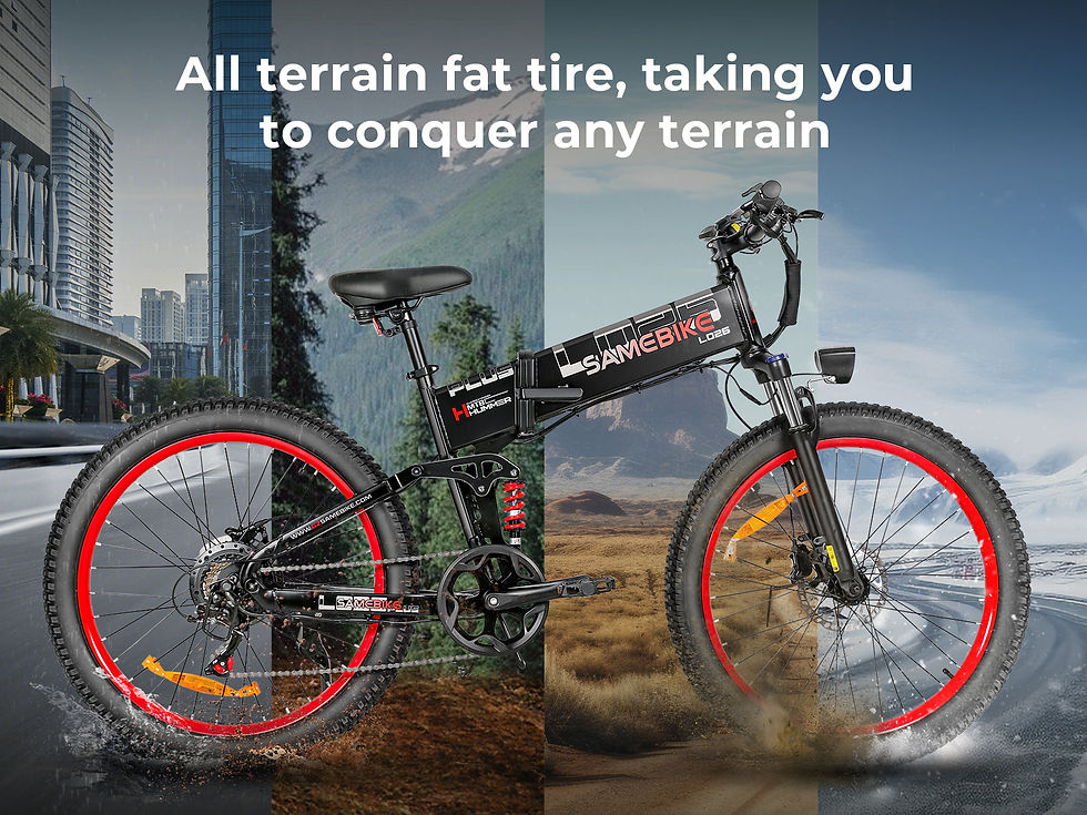 Thumbnail: SAMEBIKE LO26 Plus Electric Mountain E-Bike