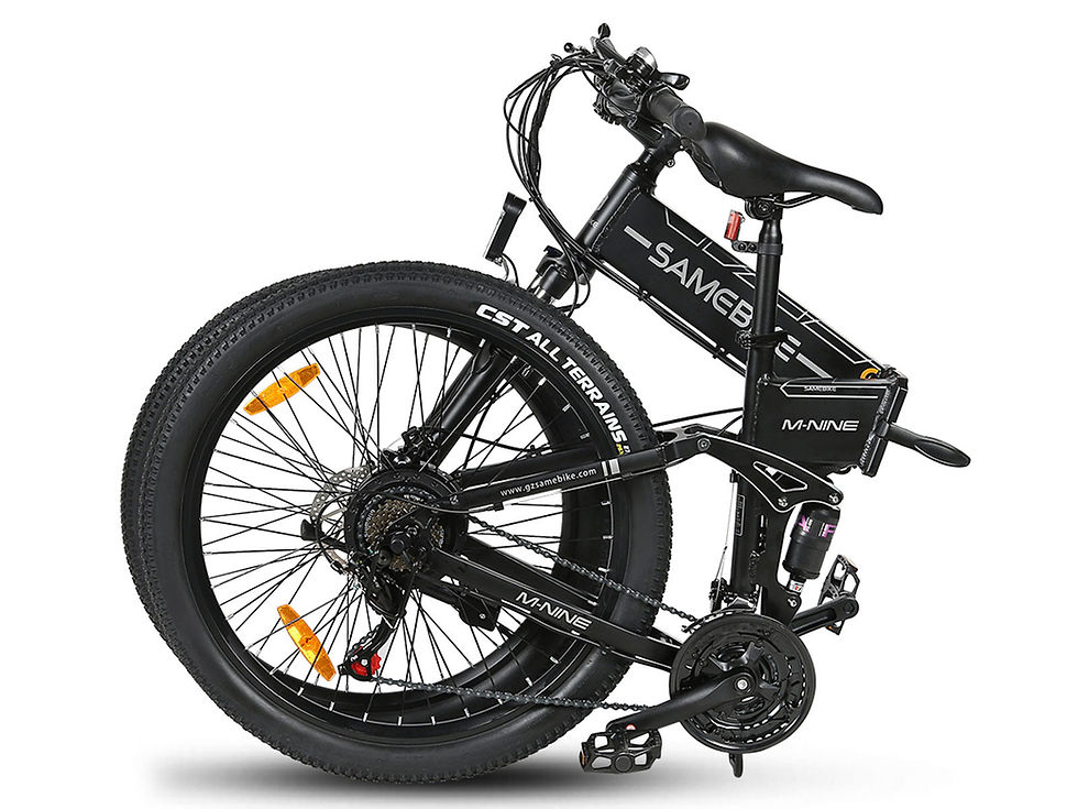 Thumbnail: SAMEBIKE LO26-II-YD Hydraulic Brake Folding Mountain E-Bike