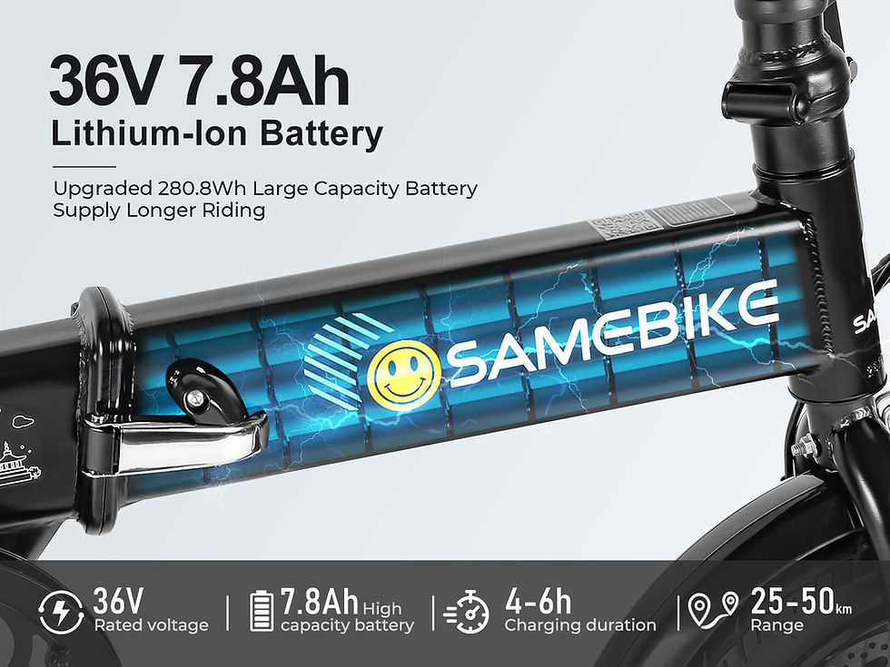 Thumbnail: SAMEBIKE YINYU14-T Electric Bike