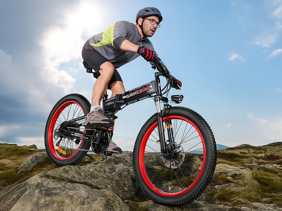 Thumbnail: SAMEBIKE LO26 Plus Electric Mountain E-Bike