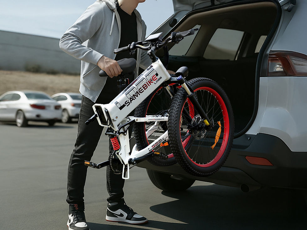Thumbnail: SAMEBIKE LO26 Plus Electric Mountain E-Bike