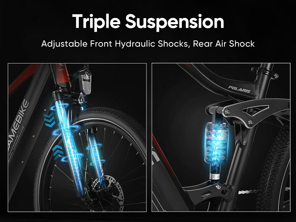 Thumbnail: SAMEBIKE XD26-II Hybrid Electric Bike