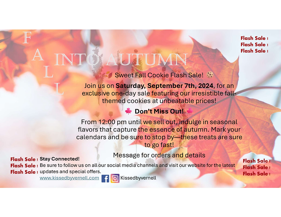Fall Into Autumn Flash Sale