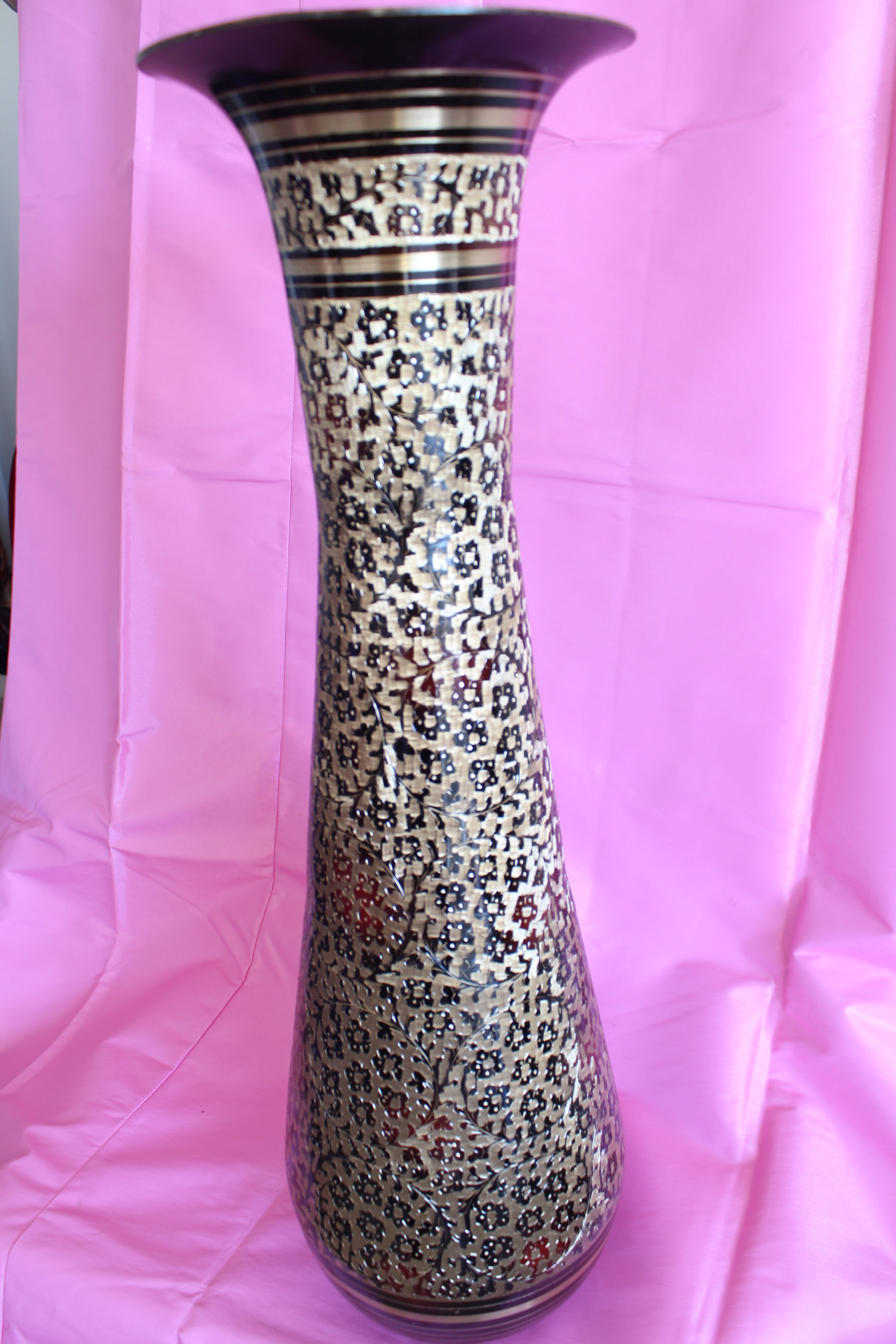 Flower Vase Glass Black No. 14