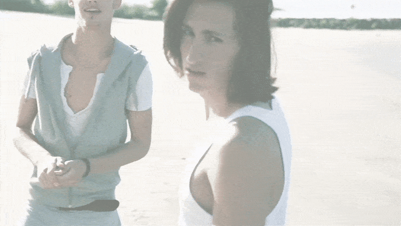 Group of young people from Generation Z having fun on the beach