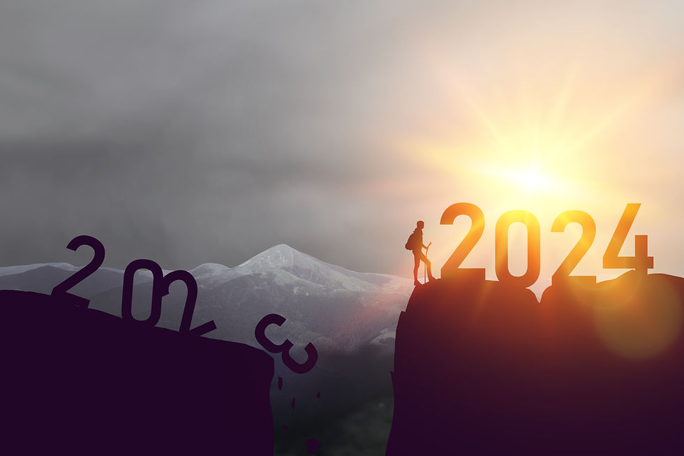Traversing from one mountain (2023) to the next mountain (2024)