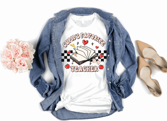 Cupid's fav Teacher (DTF Transfer)