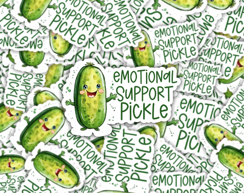 Emotional Support Pickle | Hookful Designs DTF