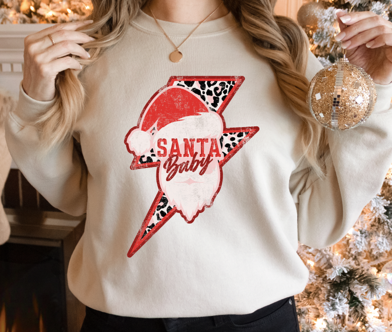 Santa Baby Bolt (DTF Transfer)