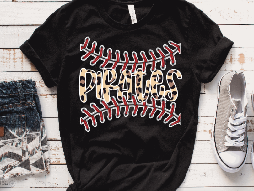 Baseball Seams w/Team (DTF Transfer)