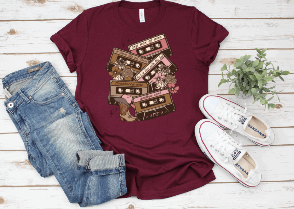 90's Country Tapes (DTF Transfer)