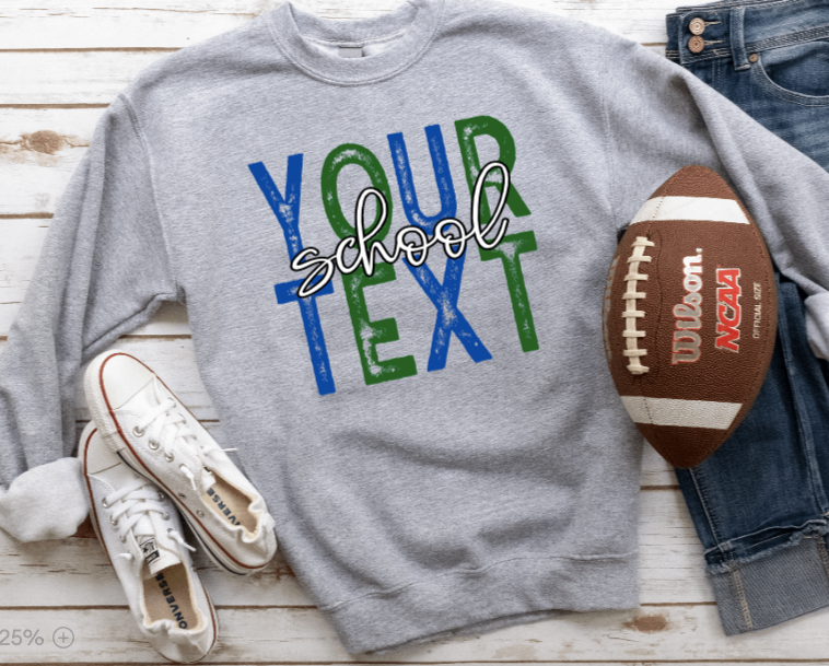 Custom School (DTF Transfer)