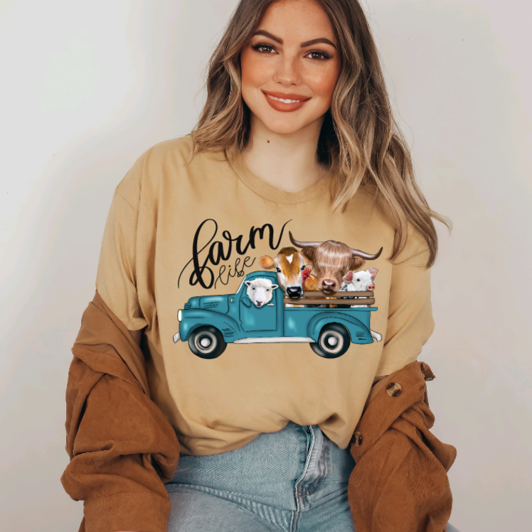 Farm Life Truck (DTF Transfer)