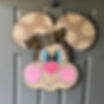 Large Eared Bunny Door Hanger